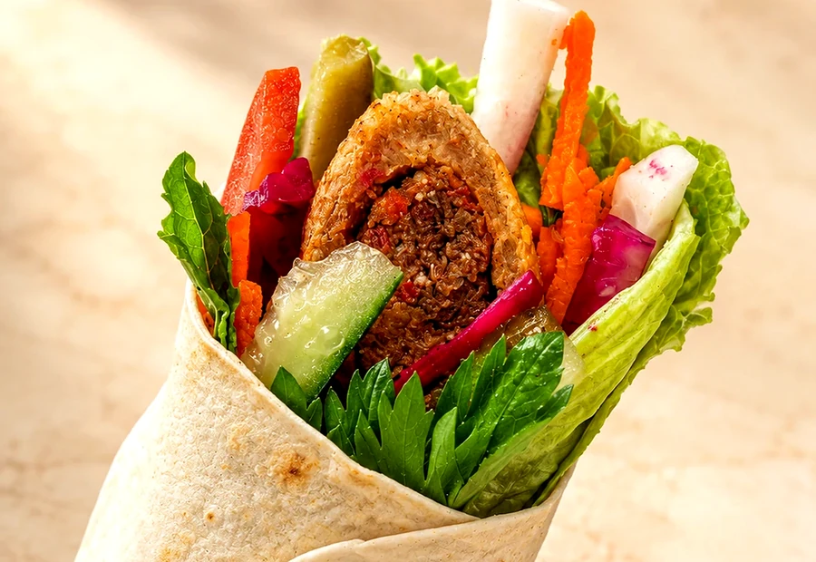 Kibbeh Wrap